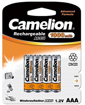 Camelion 17010403 Akku NI-MH HR03/ Micro/ 1000mAh/ 1,2V - 4er Pack