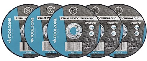 (Confezione da 5) 75 mm (7,6 cm) in acciaio INOX taglio dischi – Air Tool metallo dischi da taglio