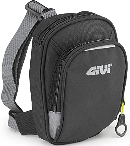 Givi EA109B EasyBAG Beintasche mit zwei Fächer schwarz Volumen 1 Liter oder Max. Zuladung 1 kg