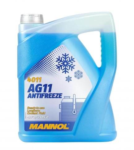 2X MANNOL MN4011-5 Longterm Antifreeze AG11-40°C Kühlerfrostschutz 5L