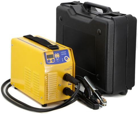 GYS, GYSMI E200FV, Poste à Souder à l'Électrode Enrobée 200A Monophasé 110-230V (MMA), TIG DC Lift, MMA Pulsé, Digital, Arc Force, Antisticking, Hot Start, Avec valise, Porte-électrode, Câble de masse