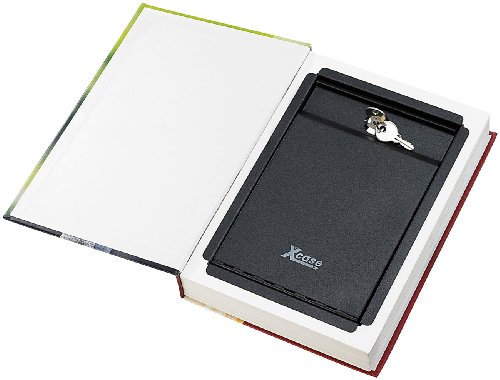 Xcase unauffällige Spardose: Buchtresor, getarnt als Sachbuch, ECHTES Papier, 26,5 x 19 cm (Buchsafe, Getarnte Spardose, unauffällig)