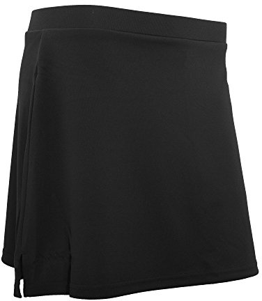 Spiro Ladies/Womens Windproof Quick Dry Sports Skort (2XL) (Black)