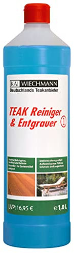 Teak Entgrauer 1 Liter entfernt graue Patina Schmutz und Fett