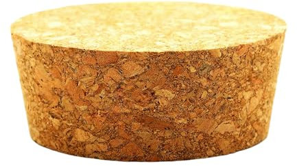 Naturlig Korkpropp 75/70 mm, För Hembryggning av Vin, Mognad och Klarnande, För Ekosystem i Burk och DIY
