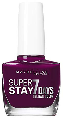 Maybelline New York Professioneller Nagellack – Gel-Technologie – Super Stay 7 Tage – Farbton Ever Burgundy (270)