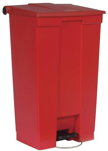 Rubbermaid | Poubelle industrielle à pédale | capacité 30 l | rouge
