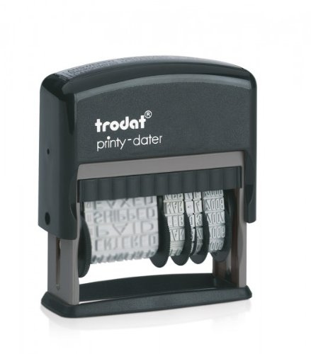 Trodat Printy 4812 Datumstempel mit Wochentagen (Montag-Sonntag)