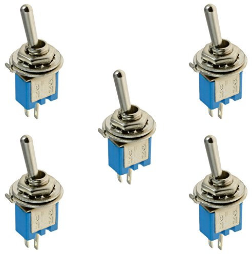 5 x On/Off Sub Miniature Small Mini Toggle Switch SPST