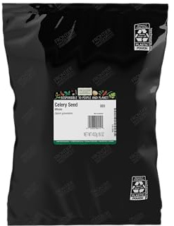 Frontier Co-op Whole Celery Seed, 1-pound Bulk Bag, Great Texture in Salads, Key in Ethnic Dishes and Pickling, Kosher