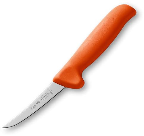 F. DICK Ausbeinmesser, Semi-Flex, Metzgermesser MasterGrip (Messer mit Klinge 10 cm, X55CrMo14 Stahl, nichtrostend, 56 HRC) 82882101-53 - Orange
