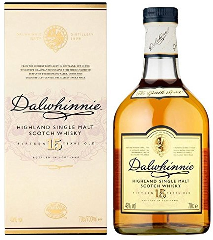 Dalwhinnie 15 Jahre Highland Single Malt Scotch Whisky 0,7l, 2er Pack