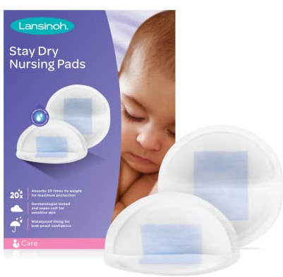 Lansinoh Nursing Pads Stay Dry 60 Each (Pack of 8)