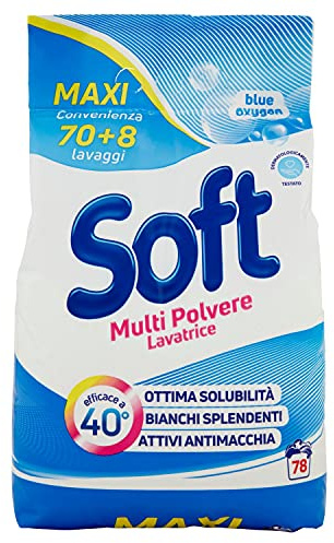 Soft Polvere Lavatrice Igienizzante Blue Oxygen 78 lavaggi 3900g