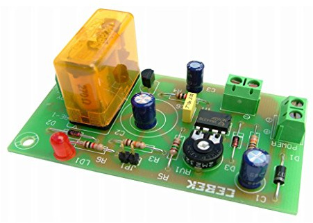 CEBEK - Temporizador Retardador Por Desconexión De 2 Minutos A 45 Minutos 12V Dc Con Salida Relé Ce-I39