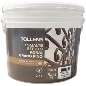 ESMALTE FORJA AL AGUA TOLLENS HIERRO 2,5 L.