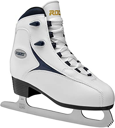 Roces - RFG 1, Pattini da ghiaccio da donna, Bianco (White), 40