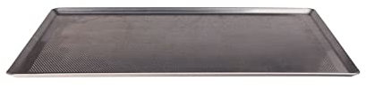 Pentole Agnelli COAL182MF-1/1 Teglia Gastronorm in Lega 3003 Microforata, Ø Foro 2 mm, Alluminio, Bianco, 53 x 32.5 x 2 cm