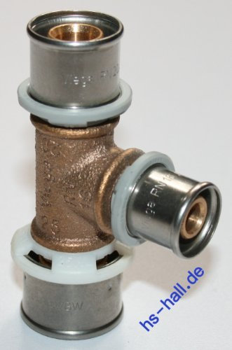Viega Sanfix P Fosta T-Stück 25-16-20 Pressfitting