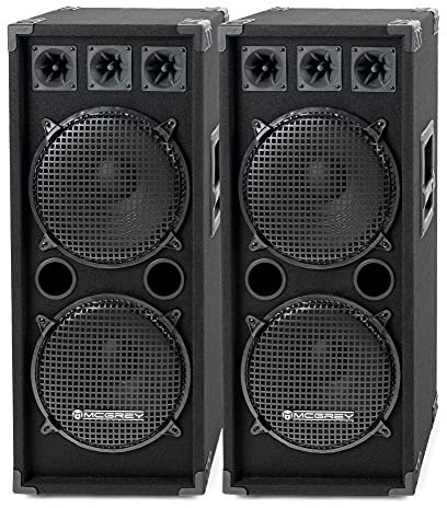 McGrey DJ-2222 Altoparlante Disco DJ-Box coppia 2 x 1000W