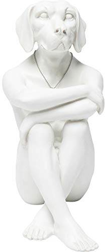 Kare Design Deko Figur Dog Marc, Weiß, 33x26x17 cm (H/B/T) | Accessoires, Deko Objekt, Hundemotiv
