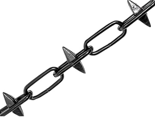 Faithfull CHBOX6SB Japaned Spike Chain - Black