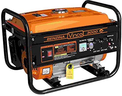 Vinco 60122 Generatore di Corrente Vinco, 2.8 Kw, Nero