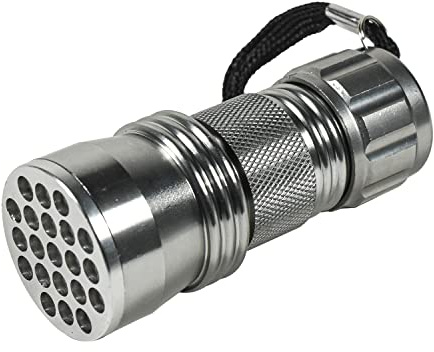 HQRP Lampe de poche UV LED professionnelle 21 pour détecter le verre d'uranium/verre de dépression/vaseline