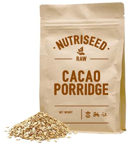 Nutriseed Cacao Porridge 2kg (60 Servings) - Combined with Earth Grown Superfoods, 100% Natural, High Fibre, Vitamins, Minerals, & Antioxidants, Fuels Your Entire Day, Vegan-Friendly