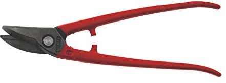 Stubai 267702 Cisaille à Coupe-Trous Ronde Gauche, Gris/Rouge, 250 mm