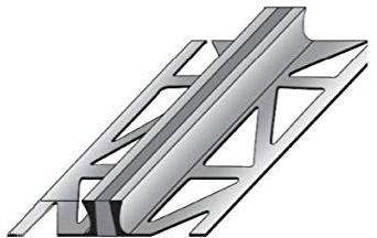 Dehnungsfugenprofil / Dehnungsprofile / Fliesenprofil für Fliesenübergänge, Aluminium, Höhe: 10 mm