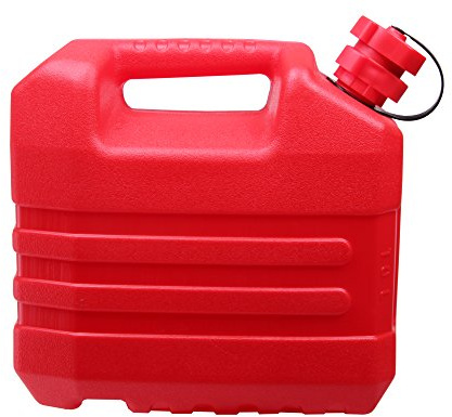 Ondis24 Benzinkanister Reservetank Kanister für Kraft- & Schmierstoffe integrierter Ausgießer & Tropfschutz UN-Zulassung 10 Liter