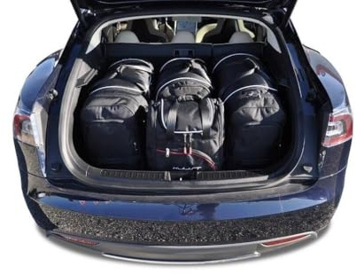 KJUST Kofferraumtaschen 4 stk kompatibel mit TESLA MODEL S I (5YJS) 2012-2016
