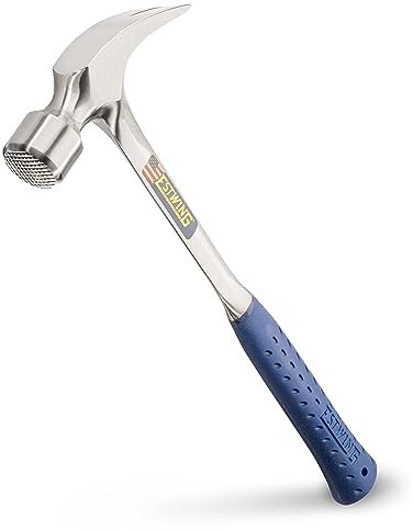 Estwing E3-30SM 30oz 16-inch Milled Face Framing Hammer with Vinyl Shock Reduction Grip