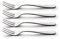 Windsor Stainless Steel Pastry Forks, Silver, Set of 4