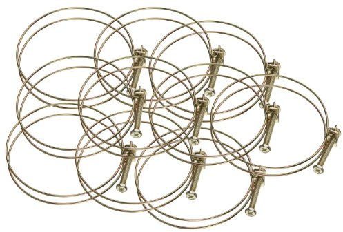 Steelex D4349 Wire Hose Clamp, 4-Inch, 10-Pack