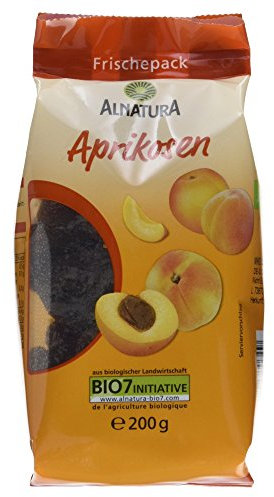 Alnatura Bio Aprikosen getrocknet, ohne Stein, 200g