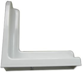 Schlittenrückwand weiß für den Ritter Allesschneider AES 62 SR weiß/Schlitten - Rückwand/Ersatzteil/Zubehör