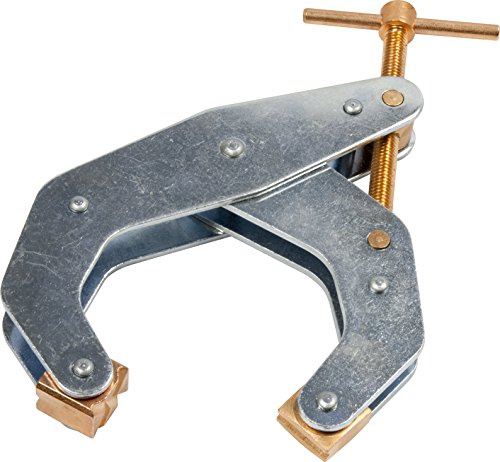 MAG-MATE K025TD Kant-Twist Clamp with T-Handle, Deep Throat Welding and Fabricating Clamp, Multi-Purpose Lever Clamp, Cantilever Arm Clamps For Secure Hold, 2.5” Opening Capacity