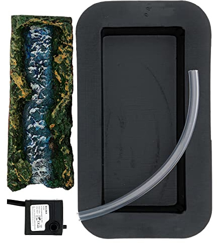 Holyart Wasserfall Krippe 17cm und Pumpe Wasser