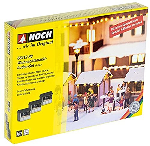 Noch H0 66412 Weihnachtsmarktbuden