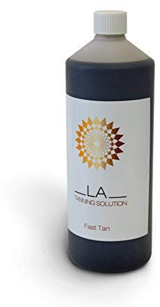 LA Spray Tanning Solution LA Fast Tan- 1 Litre (Wash Off After 2 Hours!)