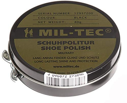 Mil-Tec Schuhcreme-12937200 Schuhcreme Schwarz Eine Größe