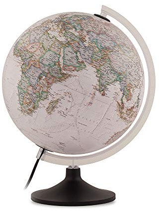 Tecnodidattica Mappamondo National Geographic Carbon Executive, Colore Marrone, 0331C0