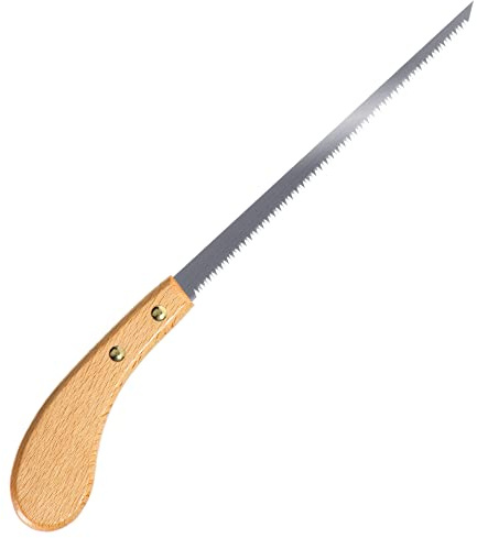 KAKURI Japanese Keyhole Saw for Woodworking 7 Made in JAPAN, Japanese Hand Pull Jab Saw Tool for Precision Cutting, Curved Cutting, Razor Sharp Japanese Steel Blade, Wood Handle