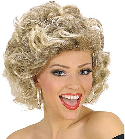 W WIDMANN MILANO Party Fashion S0671 – peruk Olivia, blond, 70-talet, temafest, karneval
