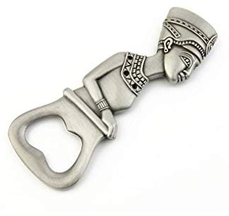 lachineuse Nefertiti - Abrebotellas de Metal - Objeto Egipcio - Reina egipcia - Abrebotellas - Idea de Regalo Original de Recuerdo Egipto - Regalo para Hombre y Mujer - Abrebotellas Original