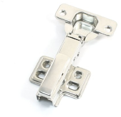 sourcing map Puerta de la cocina del gabinete completo Superposición Bisagra hidráulica amortiguador 22 mm Copa