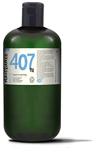 Naissance Jabón natural de Castilla BIO líquido 870ml – Vegano, sin perfumes ni sulfatos