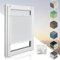 Home-Vision® Premium Plissee Faltrollo ohne Bohren mit Klemmfix (Weiß, B25cm x H100cm) Modern Klemmträger, Verdunklung, Blickdicht Sonnenschutz Jalousie für Fenster & Tür